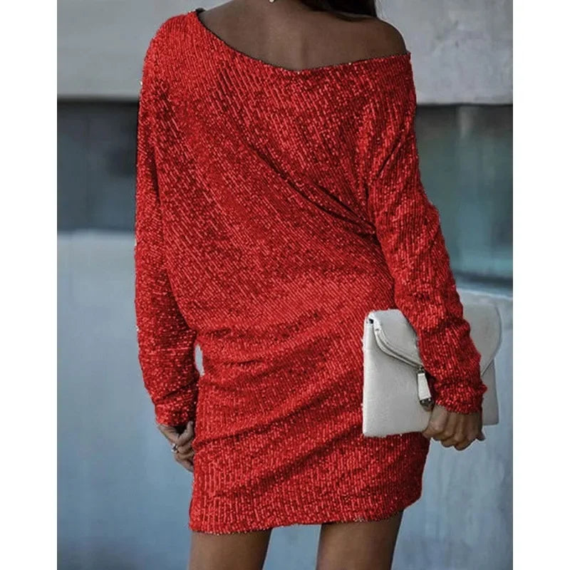 Second image of Aria - Sequin Party Dress